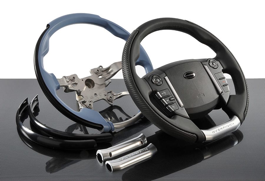 Automotive steering wheel mouldings